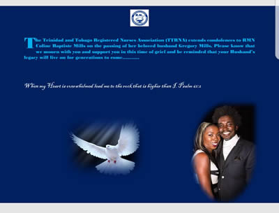 TTRNA Extends Condolences to RMN Coline Baptiste Mills