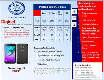 Digicel Postpaid Employee Plans