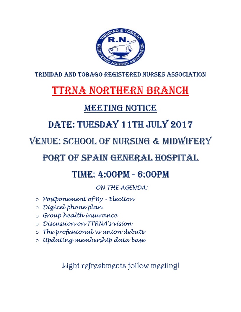 Meeting Notice July 2017