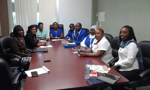  Judy Martinez, (GM Industrial Relations and Employee Services), Judy Thomas.     (GM Human       Resources),Roslyn Renaud (GM Nursing), Aleisha Edwards,(staff Representative), Corey Dillon  (Secretary), Idi Stuart  (President),Susan Harrison      (staff Representative),Avion Bailey  (Staff Representatives), Letitia Cox (Chairperson Northern Branch)