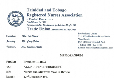 Nurses and Midwives Year in Review (2017)