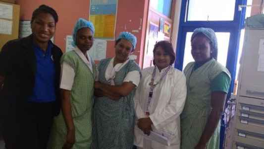 With receptive hearts the staff of the High Dependency Unit welcomed Mrs. Nedd to their department.